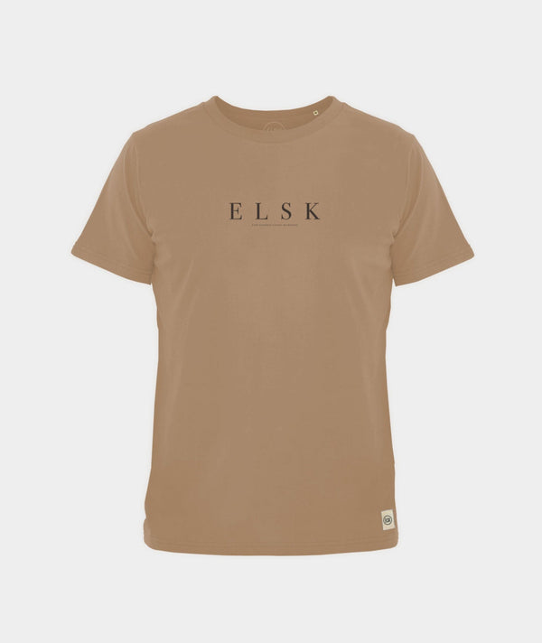 RE.ELSK 01003 | ELSK® PURE EP BRUSHED T-SHIRT | TOBACCO