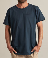 0082 | ELSK® SIGNED EMB TUNG MEN'S TEE | PALE BLUE