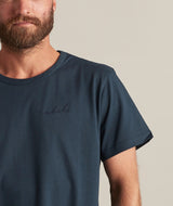 0082 | ELSK® SIGNED EMB TUNG MEN'S TEE | PALE BLUE