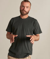01025 | ELSK® ESSENTIAL BRUSHED T-SHIRT | PIRATE BLACK