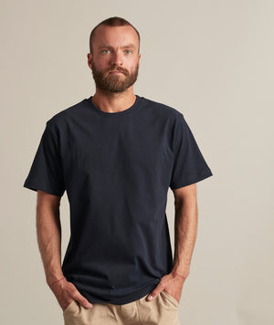 01026 | ELSK® ESSENTIAL BRUSHED T-SHIRT | DARK NAVY