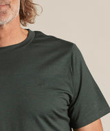 01050 | ELSK® SC.X.EMB WOOL MEN'S T-SHIRT | STONE GREEN