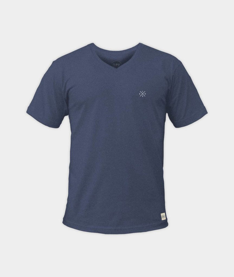 0112 | ELSK® SC.X EP V-NECK MEN'S TEE | NAVY