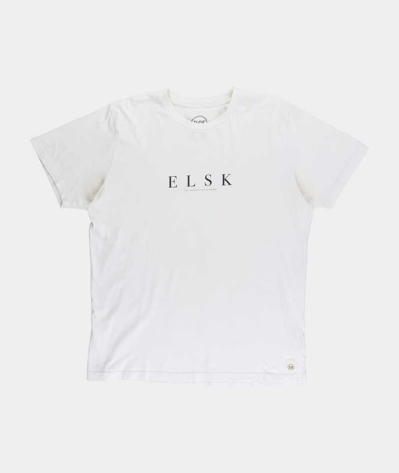 RE.ELSK 2349 | ELSK® PURE  BRUSHED MEN'S TEE  | WHITE