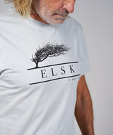 01012 | ELSK® VIND ESSENTIAL MEN'S TEE  | SEA GREY