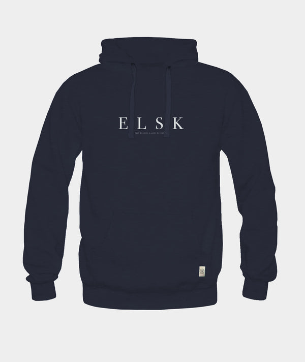 02001 | ELSK® PURE TVÆRS MEN’S HOODIE | DARK NAVY