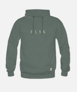 02003 | ELSK® PURE TVÆRS MEN’S HOODIE | STONE GREEN