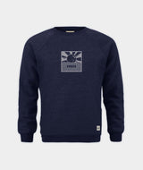 02006 | ELSK® CUBE21 TVÆRS MEN'S CREWNECK | DARK NAVY