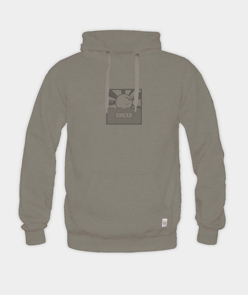02014 | ELSK® CUBE21 TVÆRS MEN'S HOODIE | SMOKEY OLIVE