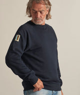 02020| ELSK® BUNKERS PCH CROSS MEN'S CREWNECK | DARK NAVY