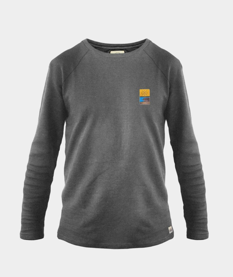 RE.ELSK 1725 | ELSK® BAGSØ PCH MEN'S LIGHTWEIGHT CREWNECK | DARK GREY