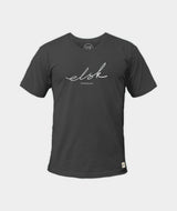 0246 | ELSK® SIGNED W. MEN’S TEE | COAL