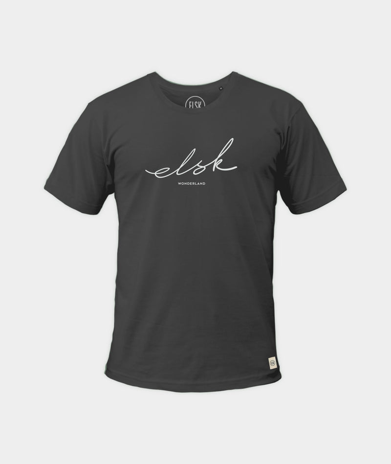 0246 | ELSK® SIGNED W. MEN’S TEE | COAL