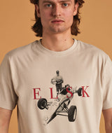 RE.ELSK 01057 | ELSK FORMEL FORD BRUSHED T-SHIRT | VAPOR GREY