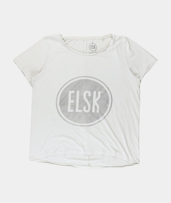 RE.ELSK WOMEN'S ROUND LOGO T-SHIRT