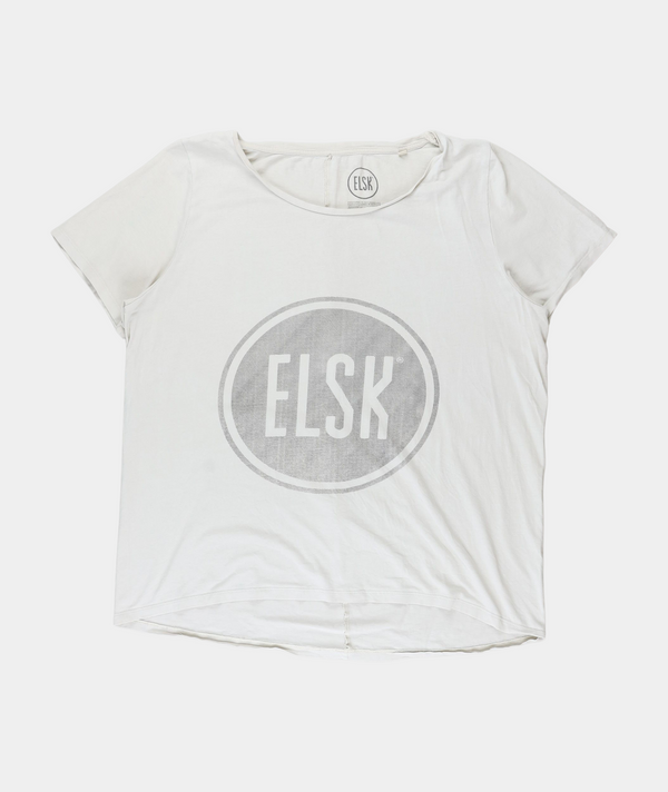 RE.ELSK WOMEN'S ROUND LOGO T-SHIRT