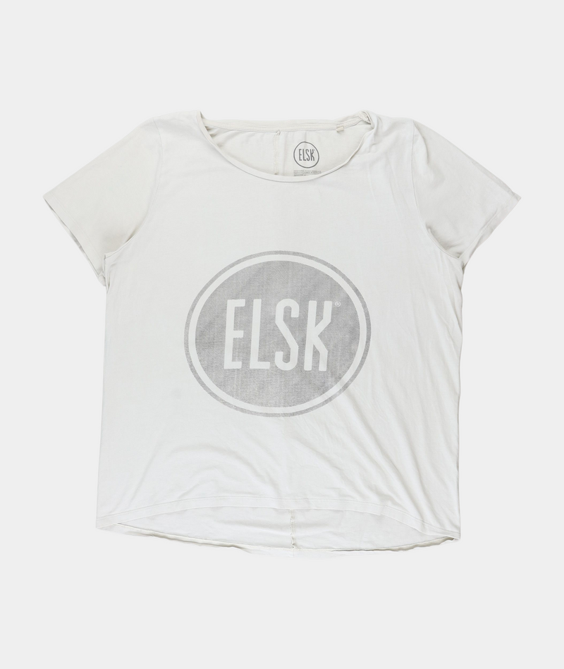 RE.ELSK WOMEN'S ROUND LOGO T-SHIRT