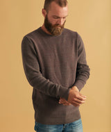 05009 | LOVE AGGER MEN'S KNIT | BROWN MULTI