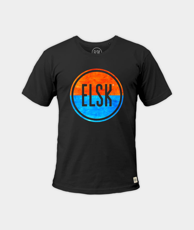 0591 | ELSK® HORIZON AT 10PM - MENS TEE | BLACK