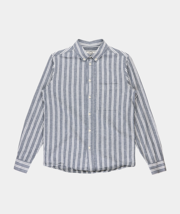 RE.ELSK HUGO MEN'S BUTTON DOWN STRIPE SHIRT