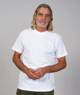 01001 | ELSK® ESSENTIAL BRUSHED T-SHIRT | WHITE