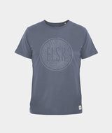 RE.ELSK 1788 | ELSK® WEB LOGO BRUSHED MEN'S T-SHIRT | NAVY