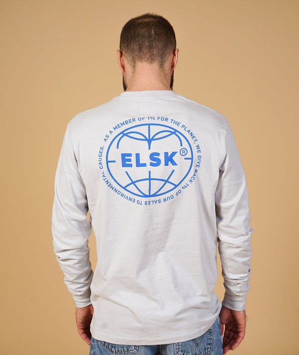RE.ELSK STATEMENT GLOBE BP MEN'S BRUSHED LS T-SHIRT