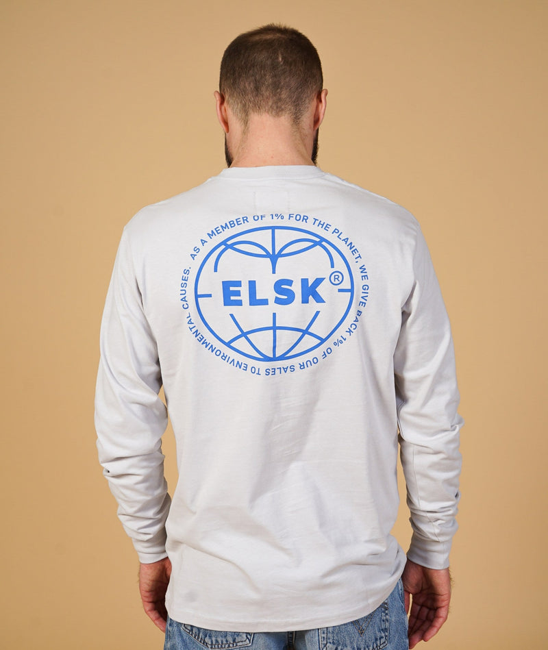 RE.ELSK STATEMENT GLOBE BP MEN'S BRUSHED LS T-SHIRT