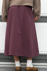 POPLIN WOMEN'S SKIRT