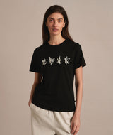 11012 | ELSK® PORSE LOGO WOMEN'S TEE | BLACK