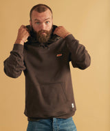 02036 | ELSK TECH PCH SENNELS MEN'S HOODIE | DARK OAK