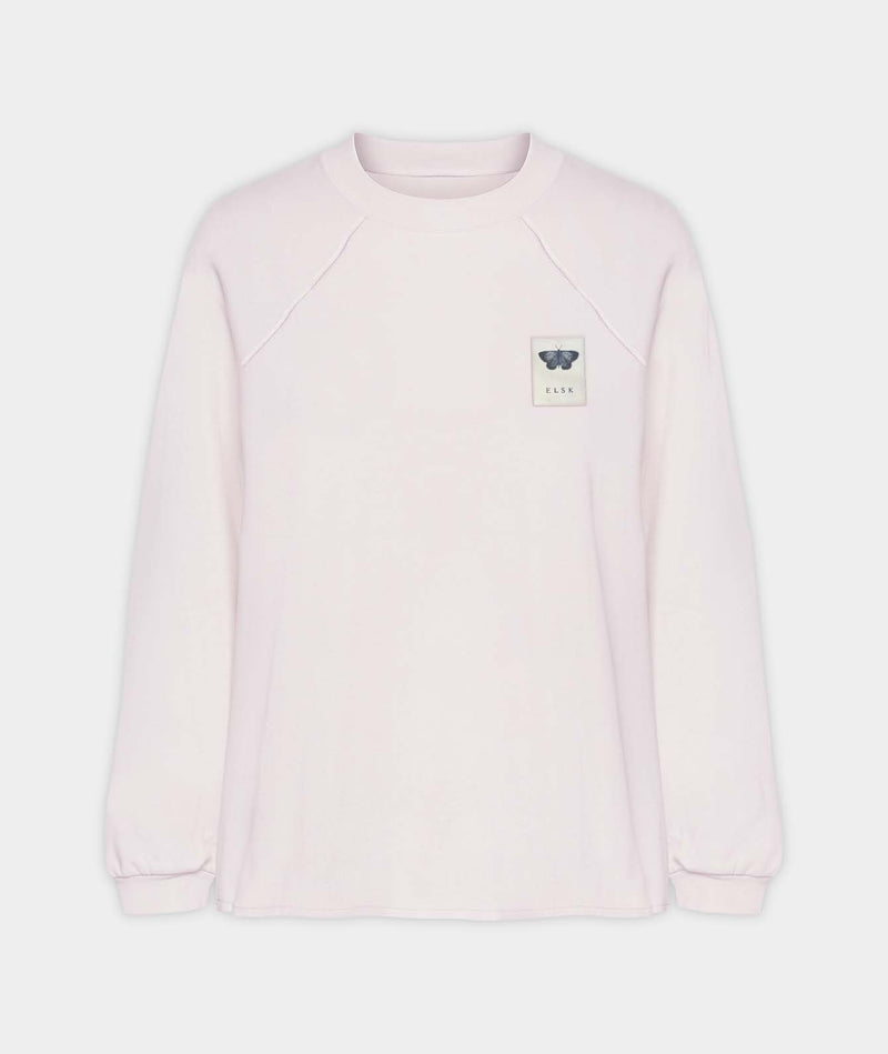 11027 | ELSK® BLAAFUGL PCH ESTHER WOMEN'S LS TEE | DUSTY PINK