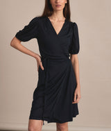5466 | ELSK® ØSTERILD WRAP-OVER DRESS | NAVY