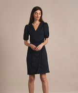 5466 | ELSK® ØSTERILD WRAP-OVER DRESS | NAVY