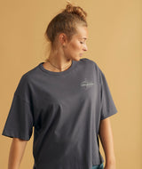 11065 | ELSK NO TRACE THILDA TUNG TEE | STONE PURPLE