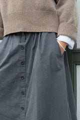 POPLIN WOMEN'S SKIRT