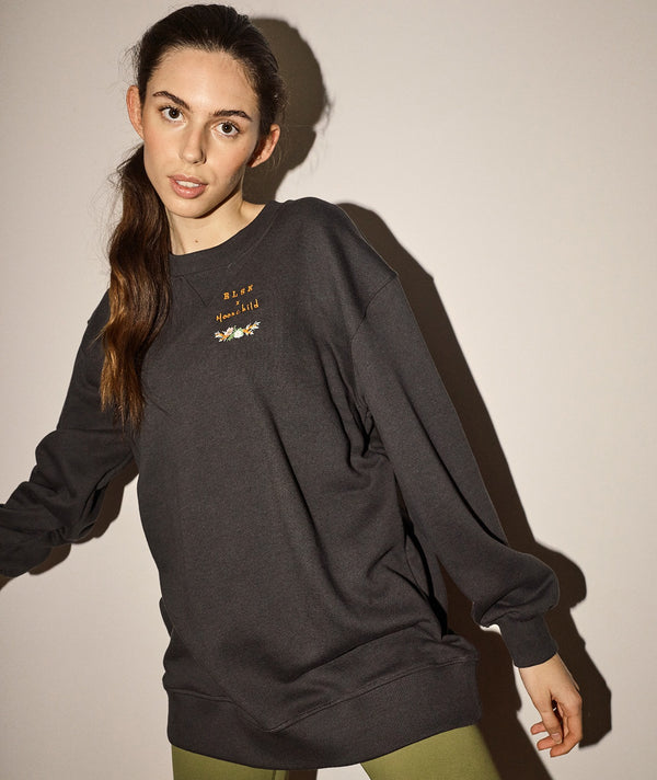 12015 | MY x ELSK ANNA CREWNECK | PIRATE BLACK