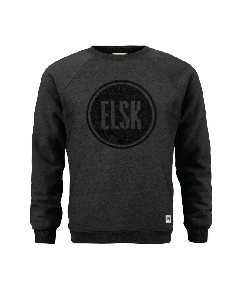 1260 | ELSK® BLCK EMB LOGO SWEATSHIRT | DARK GRAY