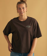 11067 | ELSK NO TRACE THILDA TUNG TEE | DARK OAK