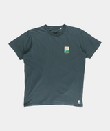 RE.ELSK 01008 | ELSK® BAGSØ2 PCH BRUSHED T-SHIRT | STONE GREEN