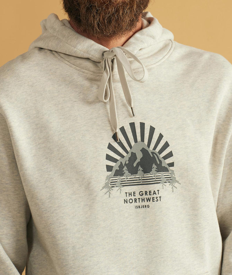 02035 | ELSK ISBJERG SENNELS MEN'S HOODIE | SNOW MELANGE