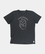 RE.ELSK 01035 | ELSK® HJERTEKNUSER BRUSHED T-SHIRT | PIRATE BLACK