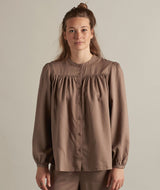14006 | ELSK® VANG WOMEN'S SHIRT IN TAUPE BROWN