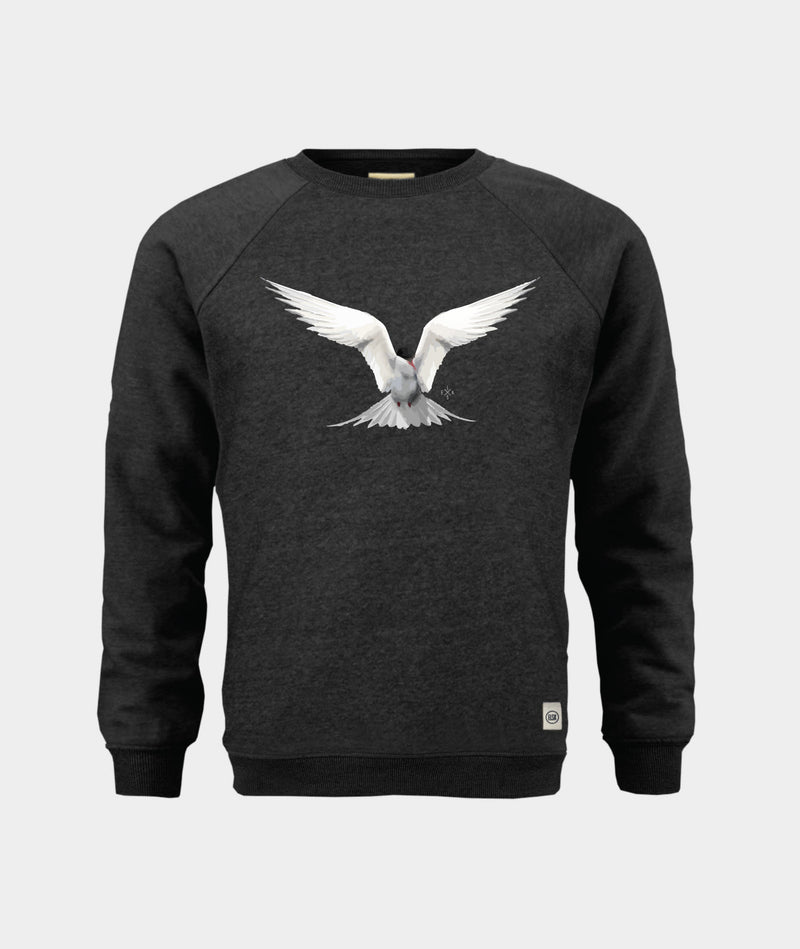 1496 | ELSK® HÆTTE MÅGE SWEATSHIRT | DARK GREY