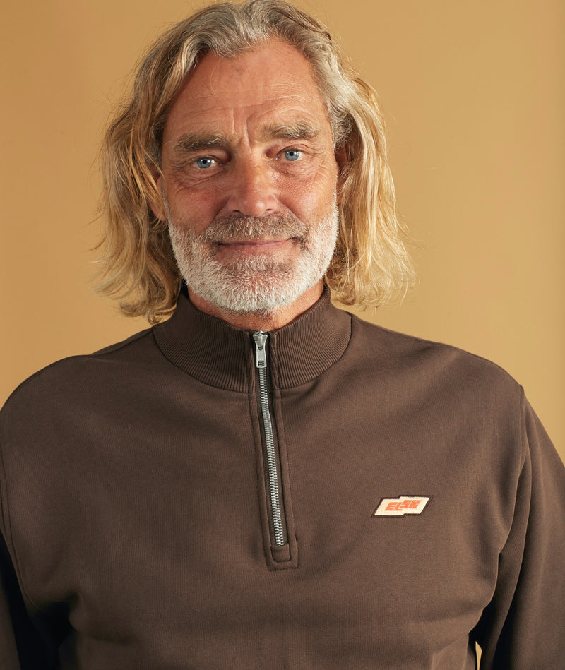 02034 | ELSK TECH PCH EGON MEN'S HALFZIP | DARK OAK