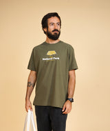 RE.ELSK NATIONAL PARK MEN'S BRUSHED T-SHIRT