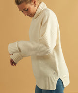 15005 | LOVE VIGGA KNIT T-NECK | OFF WHITE