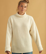 15005 | LOVE VIGGA KNIT T-NECK | OFF WHITE