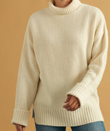 15005 | LOVE VIGGA KNIT T-NECK | OFF WHITE