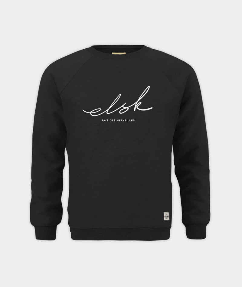 1508 | ELSK® SIGNED (P) TVÆRS MEN’S SWEATSHIRT | BLACK
